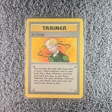 Pokémon TCG Lt. Surge Gym Heroes 101/132 Regular Unlimited Rare on eBay