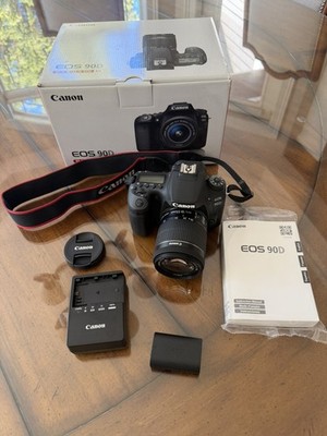 Canon EOS 90D Digital SLR Camera Kit with 18-55mm Lens f/3.5 - 5.6 IS STM
