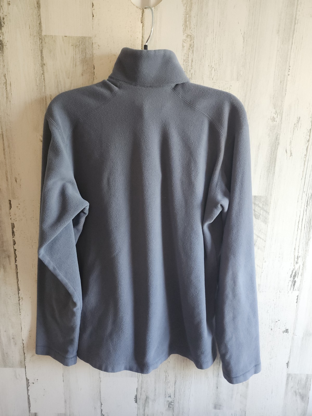 Helly Hanson Pullover Men Medium Gray 1/4 Zip Fle… - image 2