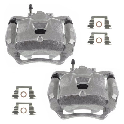 Detroit Axle Front Brake Calipers w/ Bracket for Trailblazer Rainier Envo