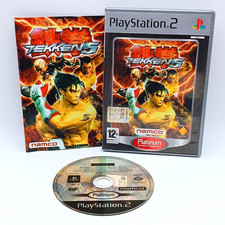 Tekken 5 PS2 Platinum PAL ITA Gioco Completo di Manuale NAMCO Originale Testato