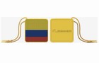 Nakamichi 3.25” Bluetooth Cube Speaker - Red, Yellow and Blue Columbian Flag — photo 1