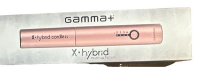 GAMMA+ X-hybrid Cordless Flat Iron/Straightener 3 Heat Settings Rose Gold