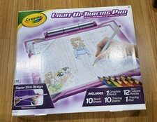 Crayola Light Up Tracing Pad Pink, Drawing Pads for Kids Art Creative Education