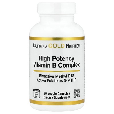Lake Avenue Nutrition, hochwirksamer Vitamin-B-Komplex, 90 Kapseln