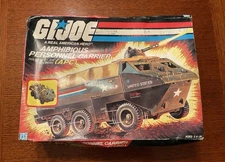 1983 G.I. Joe ARAH Amphibious Personnel Carrier (APC) Original EMPTY Box Hasbro