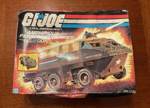 1983 G.I. Joe ARAH Amphibious Personnel Carrier (APC) Original EMPTY Box Hasbro