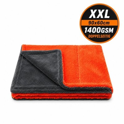 Auto Trockentuch XXL 60x90cm 1400 GSM Mikrofasertuch Twisted Loop