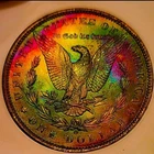 1900 O MORGAN SILVER DOLLAR BOTH SIDE  TONING/ JAW DROPPING PCI  66++