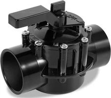 4716 2-Port 2 to 2-1/2-Inch Positive Seal NeverLube Valve, 170 GPM Black 