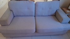 3 seater sofa grey fabric sofa