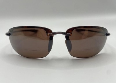 New Maui Jim Unisex Rectangle Sunglasses Maui Jim-H807 1015 Tortoise/Bronze 64mm