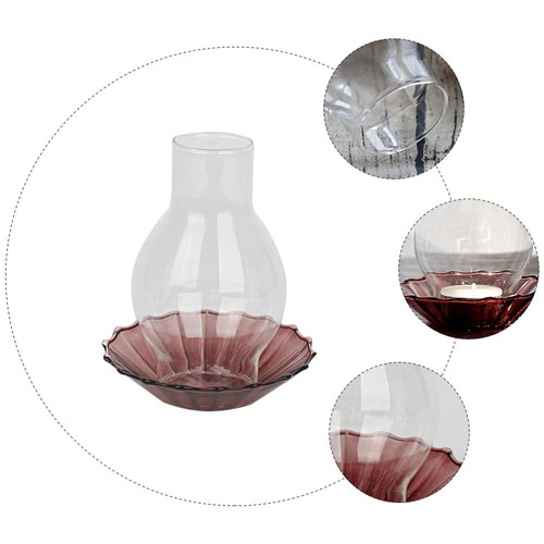 Winddichter Kerzenhalter Aus Glas Vintage Kerzenständer Glaskerzenständer - Bild 10 von 12
