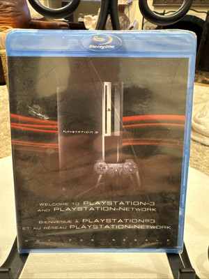 SEALED! PS3 Welcome to Playstation 3 and Playstation Network Blu-ray Disc