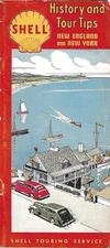 1939 SHELL Touring Guide NEW ENGLAND & NEW YORK History Travel Tips & Motor Laws