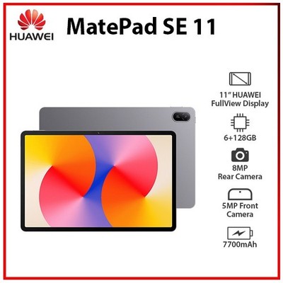 NEW Huawei MatePad SE 11  6GB+128GB 8MP Octa Core HarmonyOS PC Tablet (Wi-Fi)