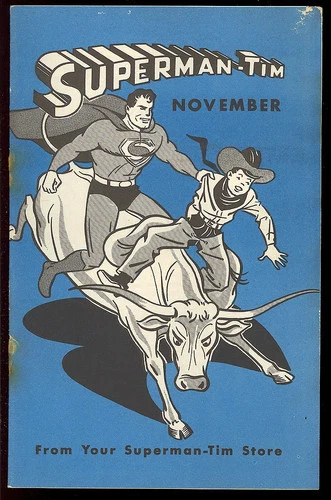 Superman-Tim (November, 1949) Golden Age Vintage Giveaway Comic 1949 VG-