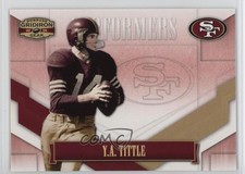 2008 Donruss Gridiron Gear Performers Gold 34/100 YA Tittle #P-49 HOF 0gx4