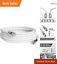 Coaxial Cable 50FT RG6 Outdoor Indoor TV Internet High-Speed Dual Shielded
