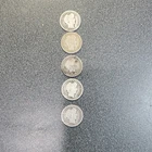Barber Dime Silver 10C Coins Lot of 5.   #262
