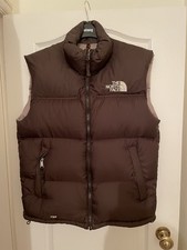 Retro mens The North Face goose feather puffer gilet 700 size M