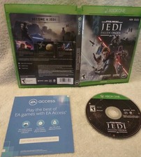 Star Wars Jedi Fallen Order Xbox One CIB Game Disc Case Cover Art Insert