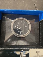 Stewart Warner 82304 Deluxe 2-116 In Elec Oil Pressure Gauge 0-80 Psi