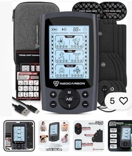 Neocarbon SM9126 Electric Pain Relief TENS Unit Muscle Stimulator Pulse NIB