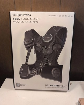 Woojer Vest 4 HD Haptic Vest Ultimate Sensory Upgrade Brand New