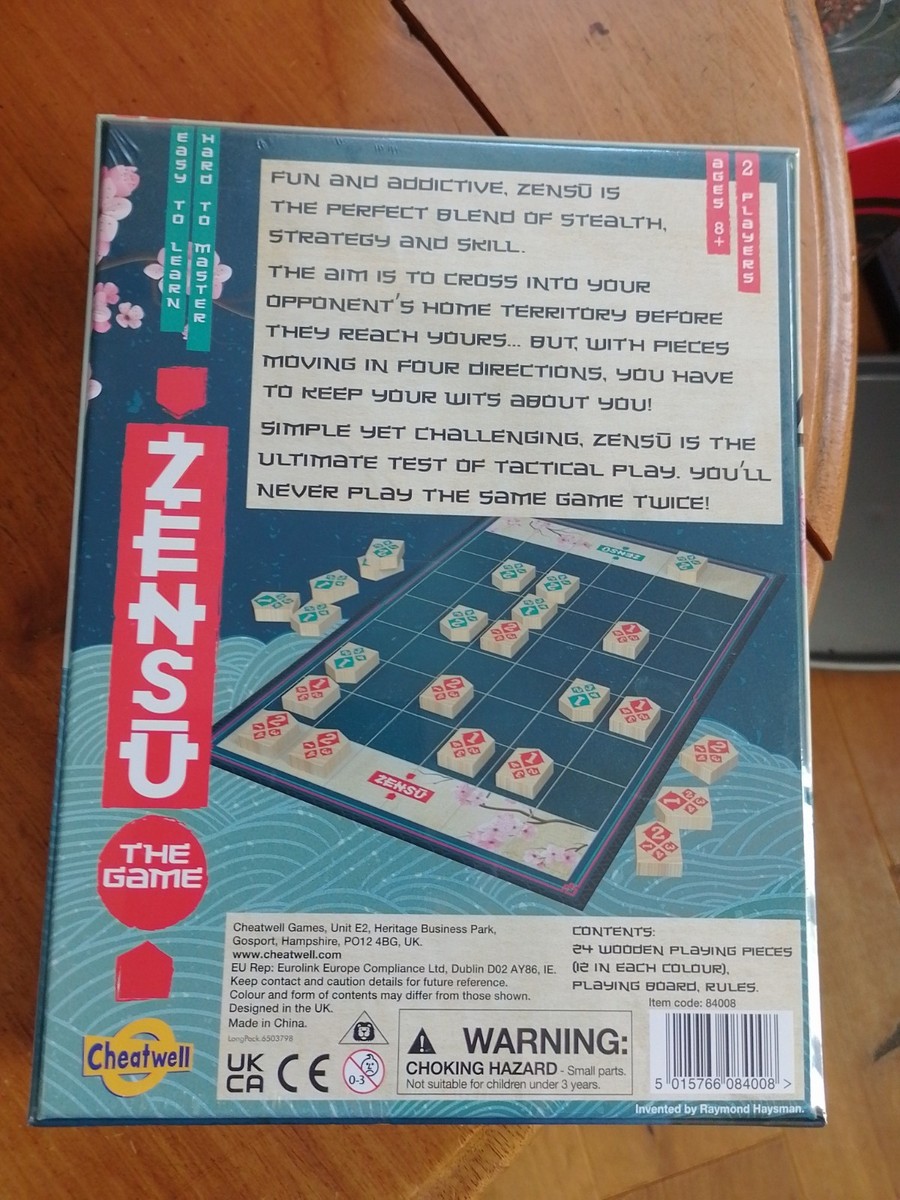 Zensu Gioco Da Tavolo - Strategia E Dadi - Cheatwell Games 84008 - Per Famiglie E Ragazzi 8+