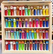 PEZ dispenser Display Case keep PEZ Dust FREE Wall hanging item Unfinished