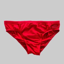 Speedo Men red Essential Endurance swim bikini Brief Swimwear size 34 36 38 40