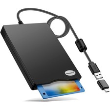 Portable USB Floppy Disk Drive, 3.5 Inch, Compatible with Windows 11/10/8/7