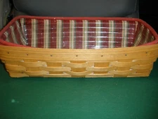 2004 Longaberger Bread Basket Combo EUC (YS4)