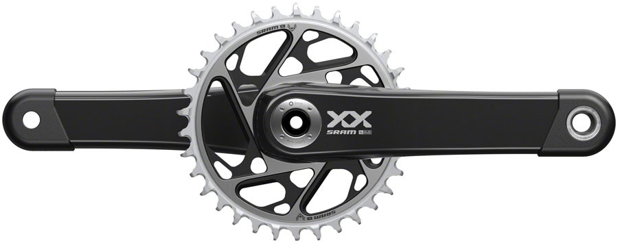 Карбо коленчатый вал SRAM XX SL Eagle T-образного типа 175 мм с 12-ступенчатым прямым креплением 34T Черный 120690₽