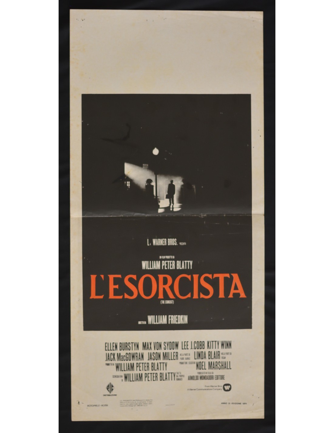Locandina originale film L'esorcista (1974) - Regia di William Friedkin