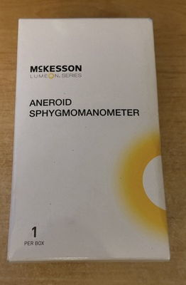 #ad McKesson Aneroid Sphygmomanometer Adult Blood Pressure Cuff In Box Black $33.00