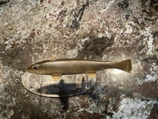 Vintage Wisconsin Ice Spearing Decoy Lure Antique Tackle Box Bait Sturgeon Pike 