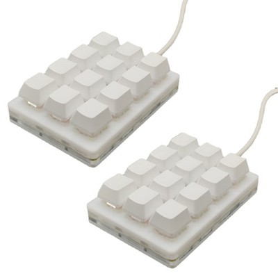 12Keys Macropad Programmable Keyboard with Easy Setups Small Keypad for Office