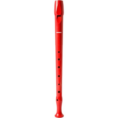 Hohner Melody Line Flöte rot - Sopran Blockflöte (Deutsch)