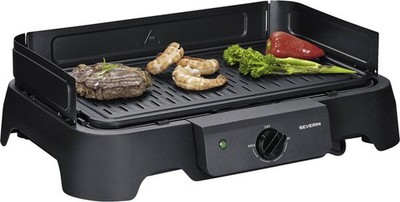 Severin PG 8595 Schwarz, Barbecue-Grill, Elektro, TOP-DEAL! NEU+OVP