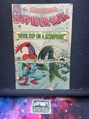 Amazing Spider-Man #29 Raw GD/VG 1st Print Iconic Ditko Cover! HTF VTG Comic '65