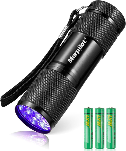 Morpilot Black Light Flashlight Mini UV Flashlight: 395nm 1 pack,