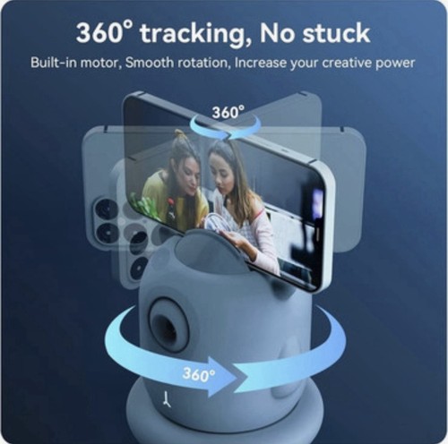 TELESIN 360° Rotation Smart Gimbal Auto Face Tracking For iphone - Picture 3 of 9