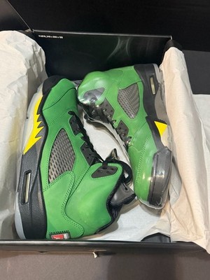 Air Jordan 5 Retro SE Michigan Apple Green Size 9 CK6631-307