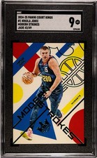 Nikola Jokić 2024–25 Panini Court Kings – Modern Strokes Jade 42/49 SGC 9