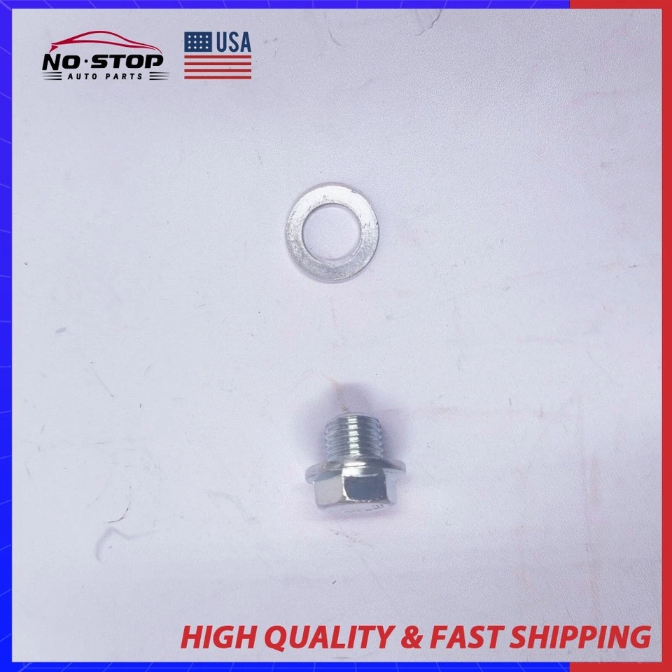 Tapón de perno de drenaje del cárter de aceite del motor 90009-R70-A00 apto para Honda/Acura RDX nuevo Foto 4 de 4