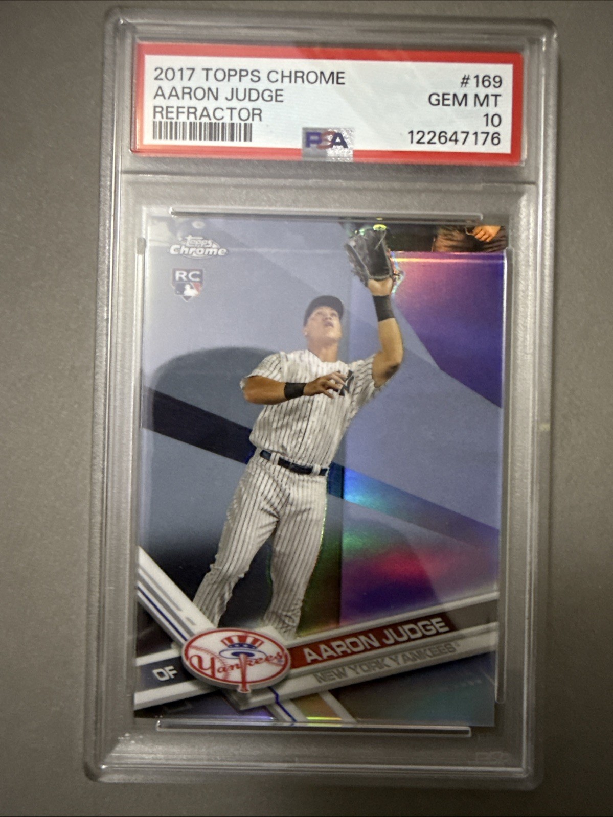 Aaron Judge 2017 Topps Chrome #169 Refractor Price Guide - Sports 