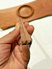 Vintage Handmade USA  Wooden Sushi Serving Tray Set w/ Chopsticks & Rests — photo 6