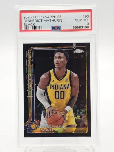 2025 Topps Bennedict Mathurin Base (PSA 10)